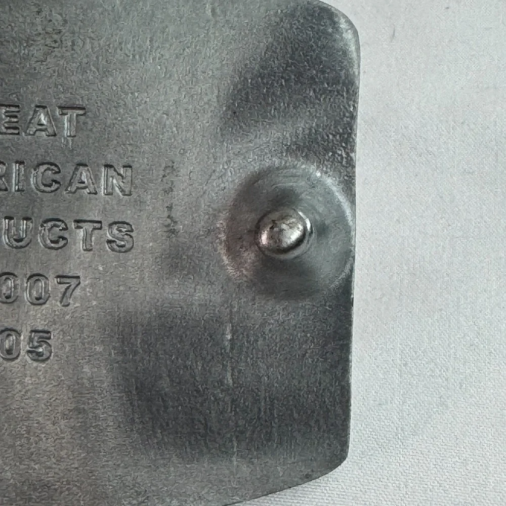 2007 Budweiser Belt Buckle Mens Beer‎